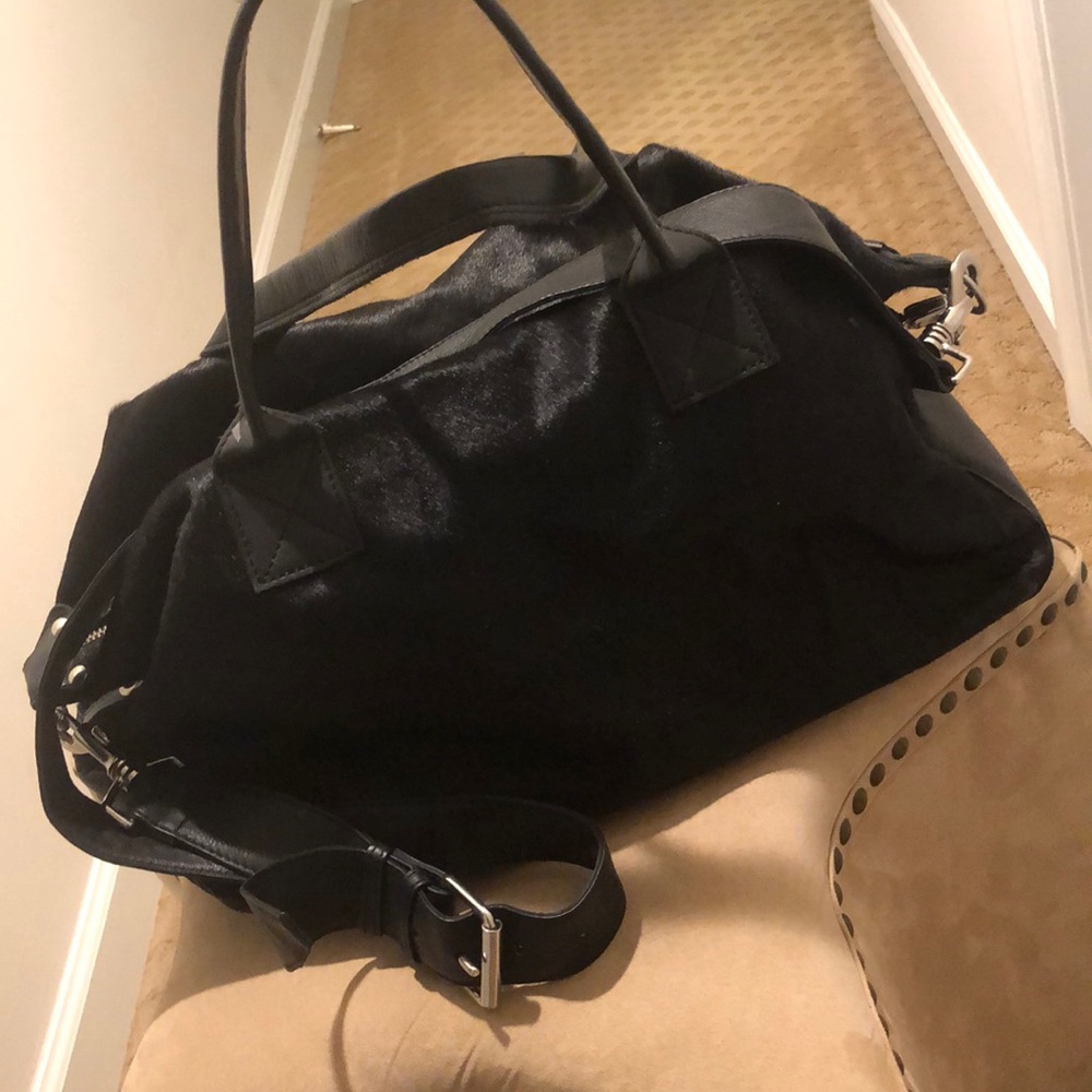 Black Camel Hair Purse